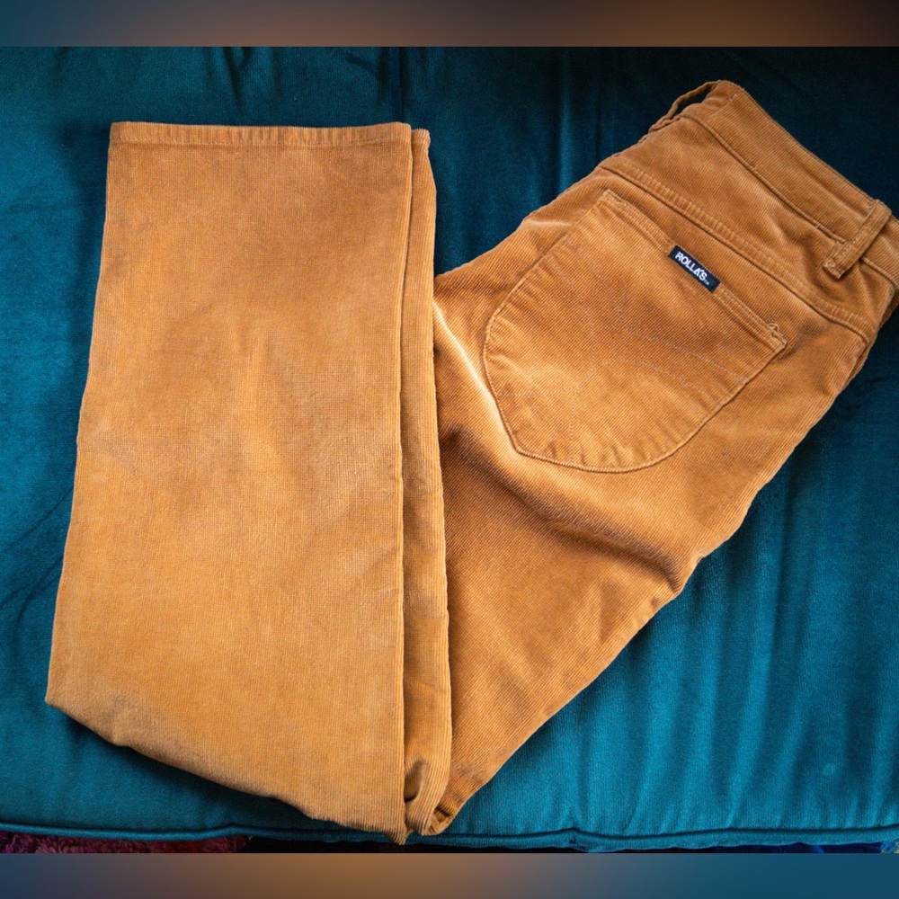 ROLLA'S Original High Rise Straight Corduroy Pants 32